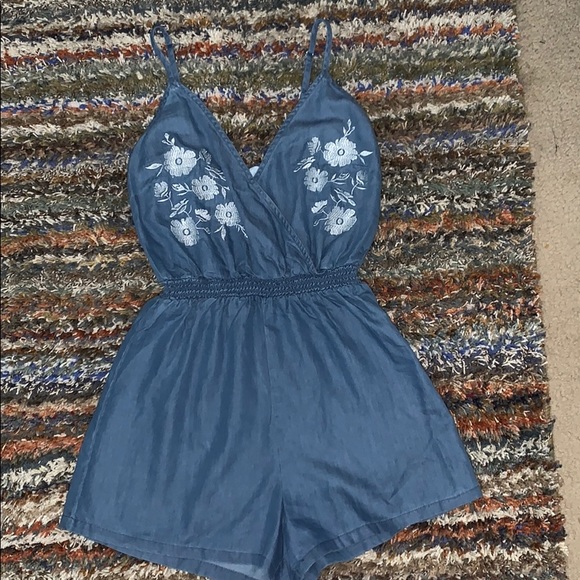 Love Tree Pants - NWOT Denim romper